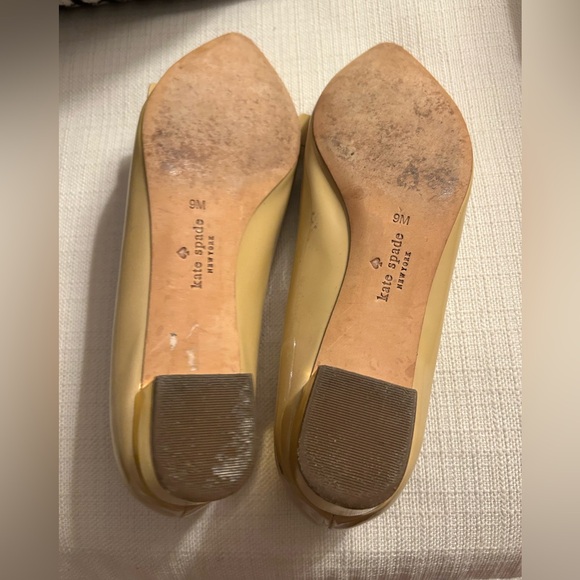 Kate Spade Bow Flats Nude - Picture 7 of 9